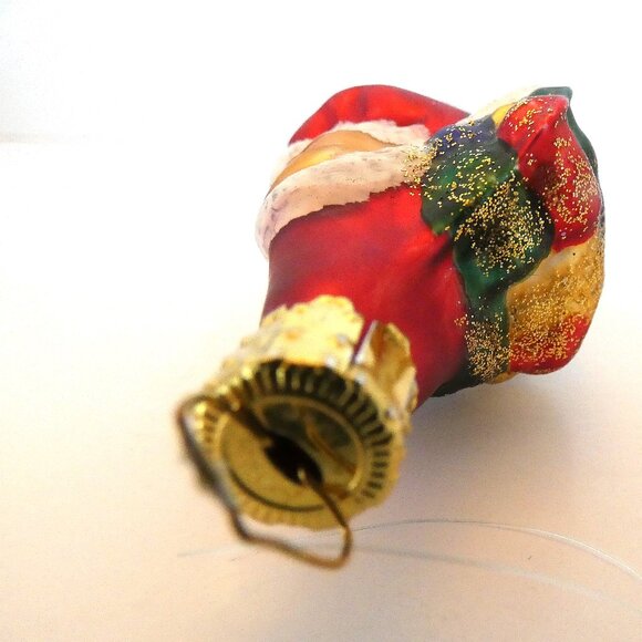 Blown Glass Ornament Santa Claus Old Style Vintage Germany Saint Nick Nicholas - Picture 10 of 10